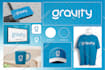 create business logo, brand identity design and full branding kit