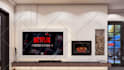 design tv wall, media wall, feature wall with 3d renders