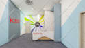 design church interior and exterior with animations