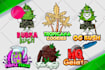 create a professional cannabis mascot logo design