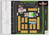 create a vector map illustration for events, festivals, and venues