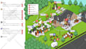 create event, tourist, and fantasy map illustration