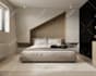 render 3d apartment interior, house, restaurant, coffee shop