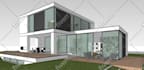 create a sketchup 3d model and renderings for your architecture project