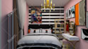 create bedroom interior for  home interior design