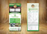 do lawn care door hanger postcard and flyer design
