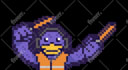 make custom 8bit pixel art design logo