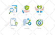 design hand drawn icons, custom icons and vector icon set