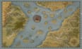 draw a detailed hand drawn fantasy map for your dnd or rpg world