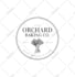 design label with scratchboard illustration