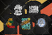 design text based typography t shirt designs