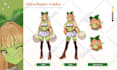 design character sheet or reference sheet for your character