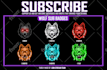 make icons sub badges for twitch, discord, and kick
