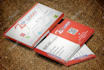 design a modern professional business card for your brand