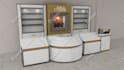 retail shop cafe interior design renders