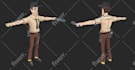 make low poly 3d character models in 90s retro ps1 style