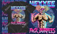 create custom detailed graphic illustration for t shirt and apparel