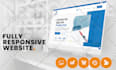 design and develop a professional responsive website on wordpress or wix