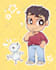 draw you a cute character in chibi style