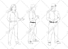 draw amazing sketch and line art drawing to be poster
