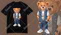 make cartoon character mascot character polo bear style illustration for brand