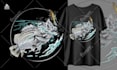 draw t shirt design illustration highly detailed artwork