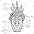 create tribal illustration pattern design
