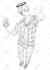 sketch a stylized anime character or oc concept