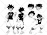 draw comic and manga character design with your concept
