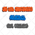 do awesome graffiti throw up with your name or your brand