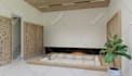 do living room interior design and 3d rendering