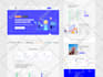 modern clean professional web landing page UI UX design figma