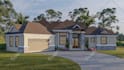 create house exterior design, and realistic 3d render