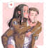 draw a cute couple or ship in anime style