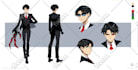 draw character sheet illustration