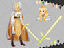 draw a character sheet for your oc or vtuber character etc