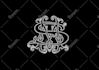 create hand drawn custom monogram logo