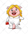 create illustration vector graphic cartoon character