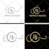 design futuristic luxury, monogram, text, initial letter logo