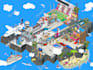create a isometric pixel art illustration and any object