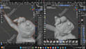 3d scan cleanup fix mesh edit stl file 3d head face 3mf for 3d print