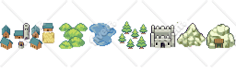 create pixel art tileset for you
