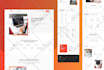 do responsive landing page design or figma website design