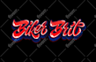 design text logo, custom font or typography t shirts