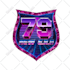 design an 80s retro synthwave vintage logo