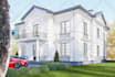 design house exterior model, 3d rendering, walkthrough
