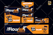 design a professional website banner or header