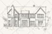 create an architecture or urban hand drawing sketch