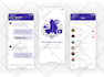 create a creative mobile app UX UI design in figma