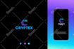 design tech startup, crypto, technology, cyber security, and ai logo